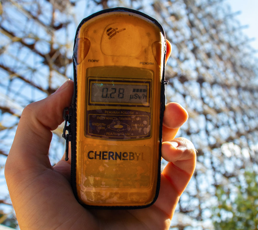 chrnobyl radiation meter