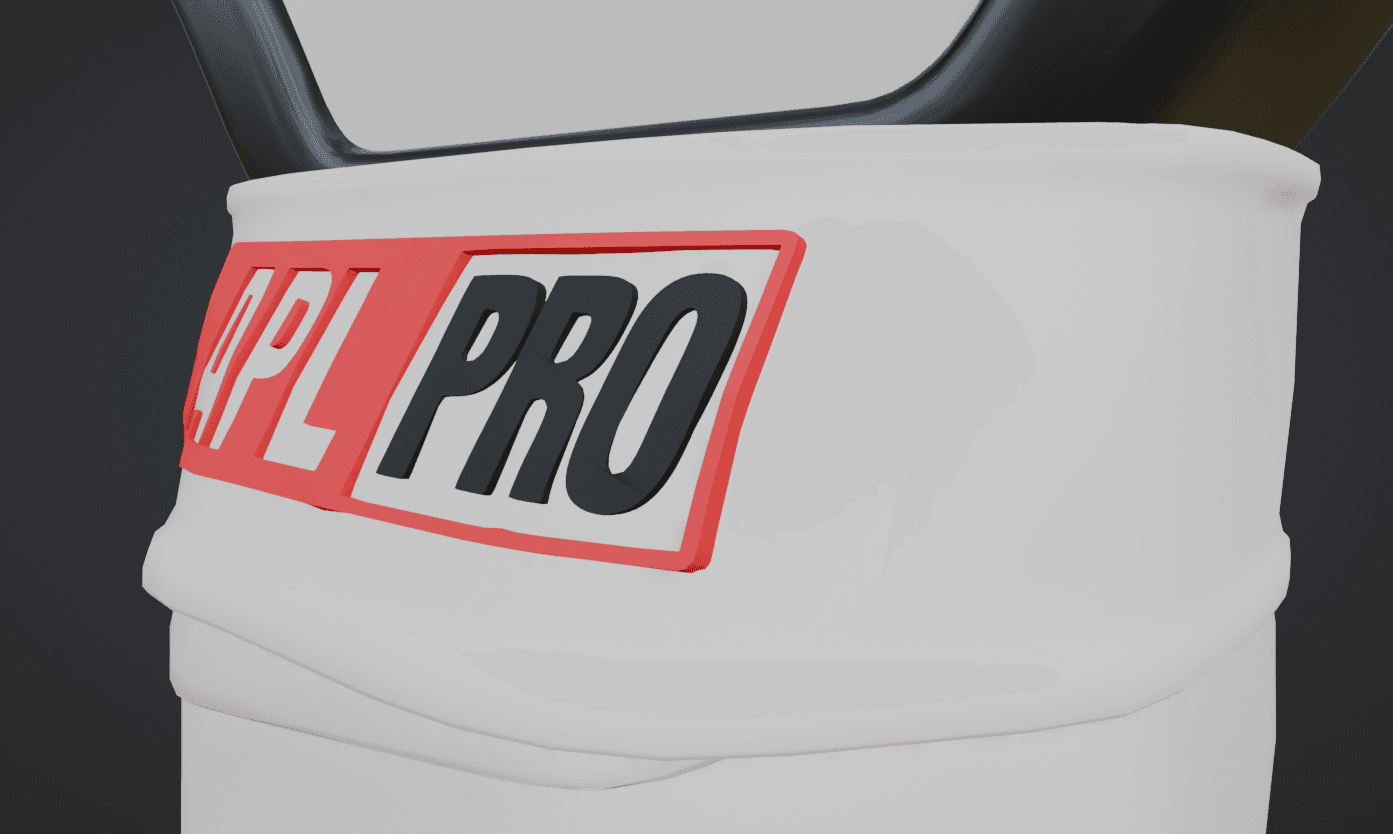 Crisp text and normal mapped tape