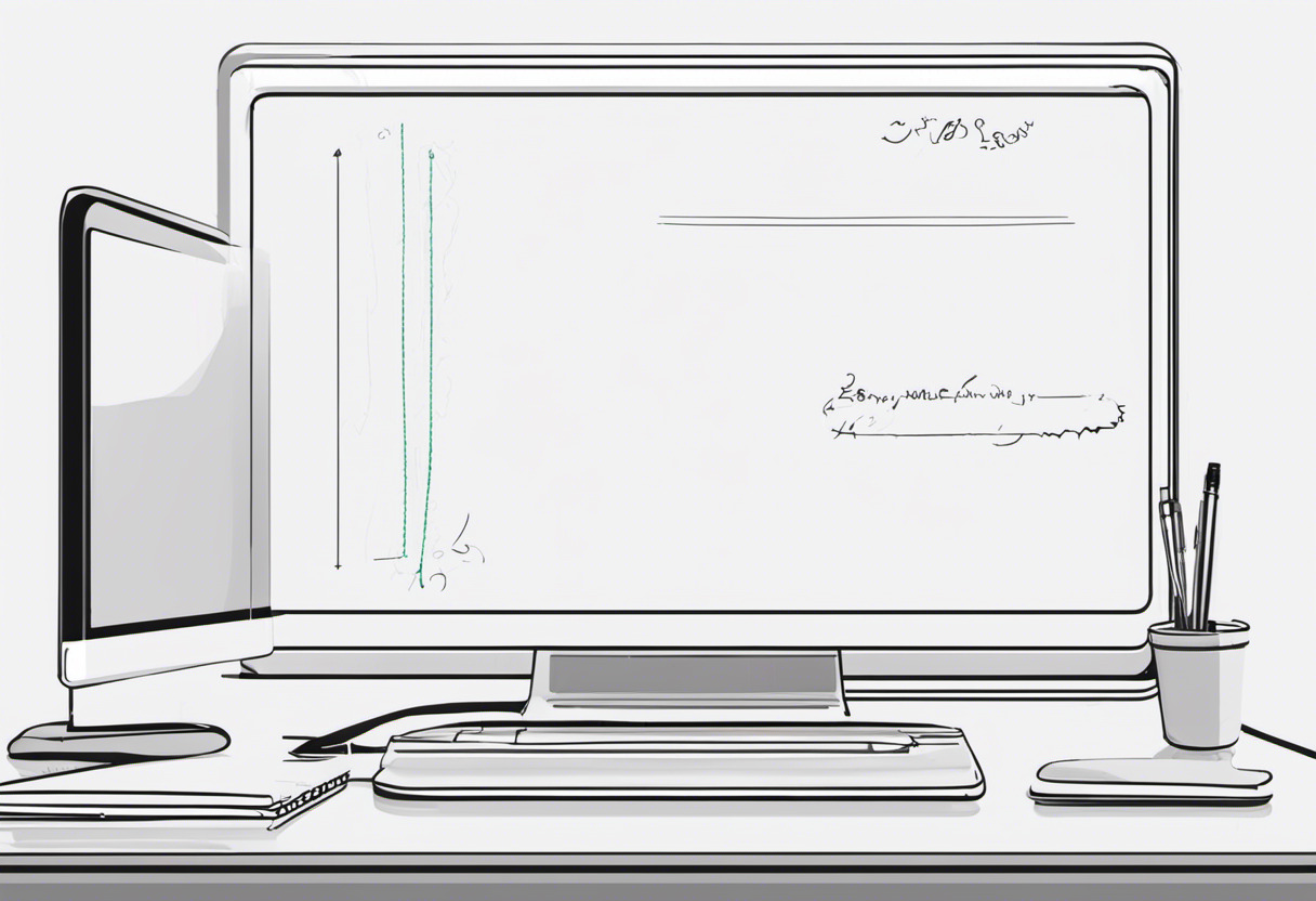 A python beginner writing code on whiteboard