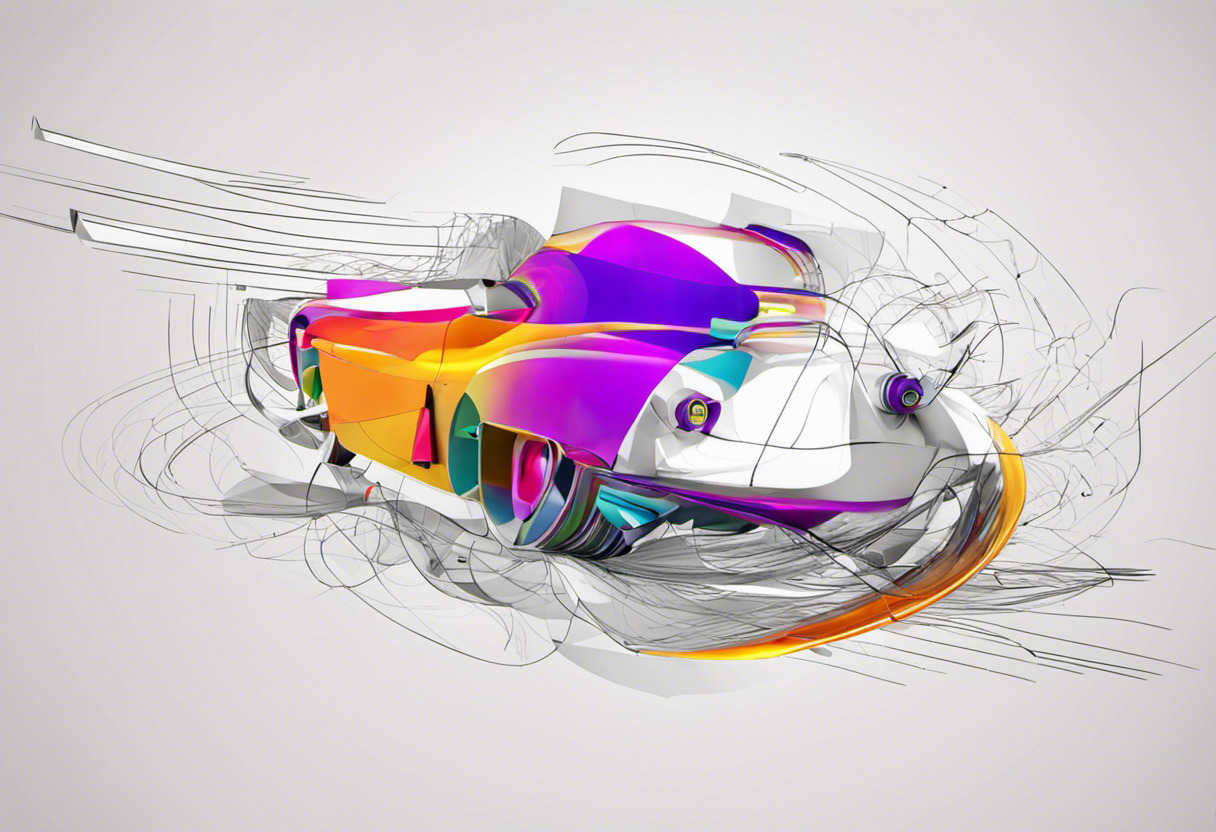 A vibrant 3D animation brought to life with Three.js
