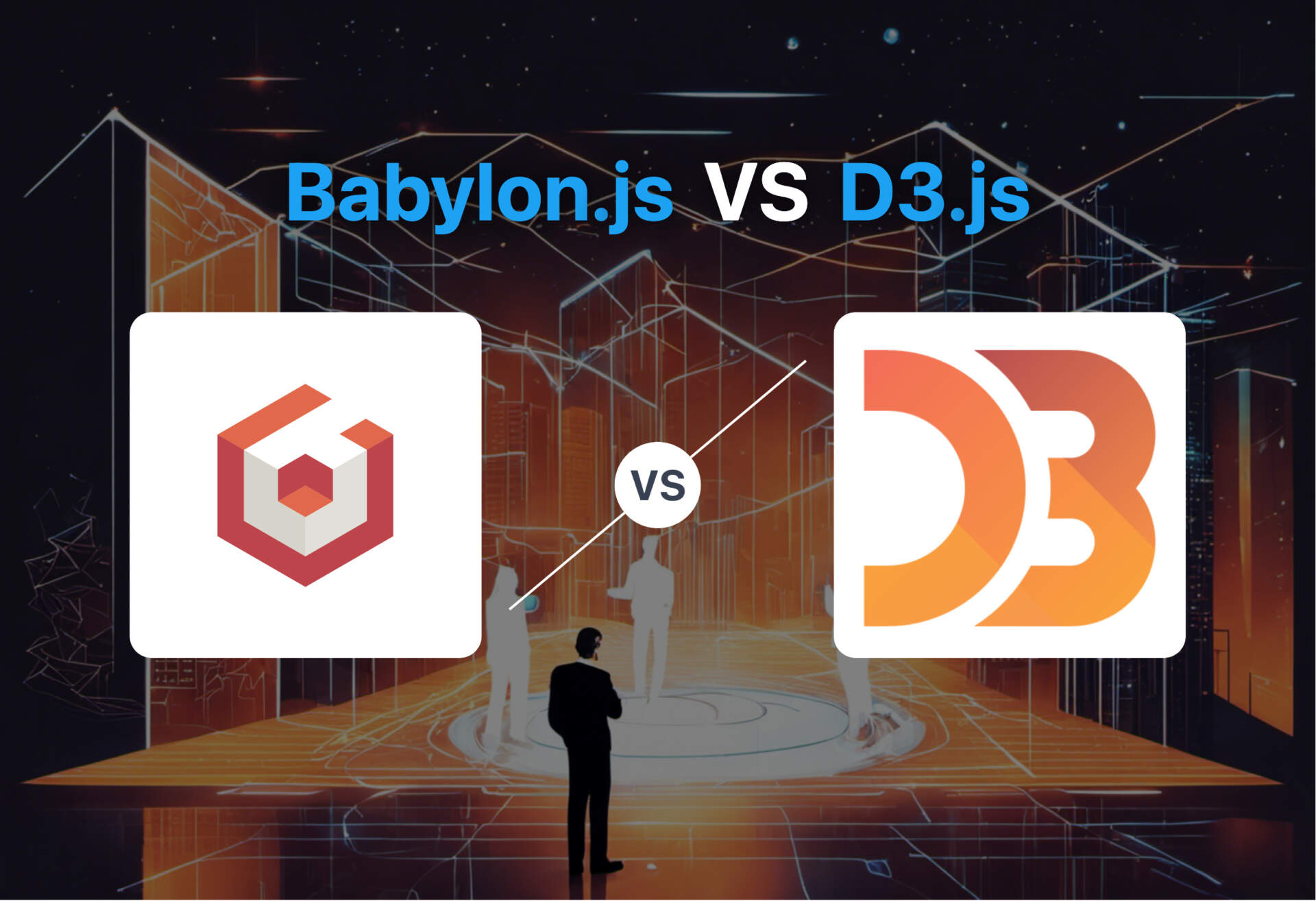 Detailed comparison: Babylon.js vs D3.js