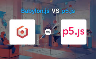 Babylon.js and p5.js compared