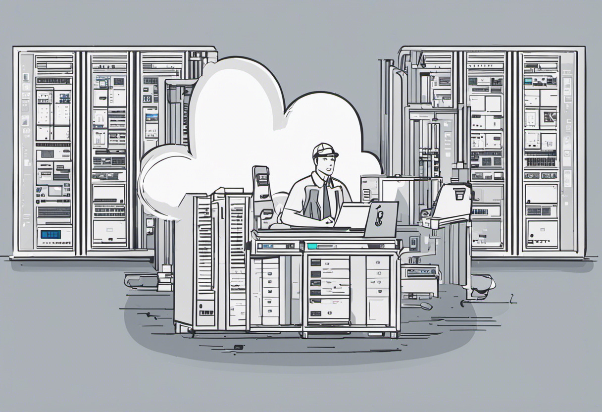 Data center operator managing several cloud services through Docker interface