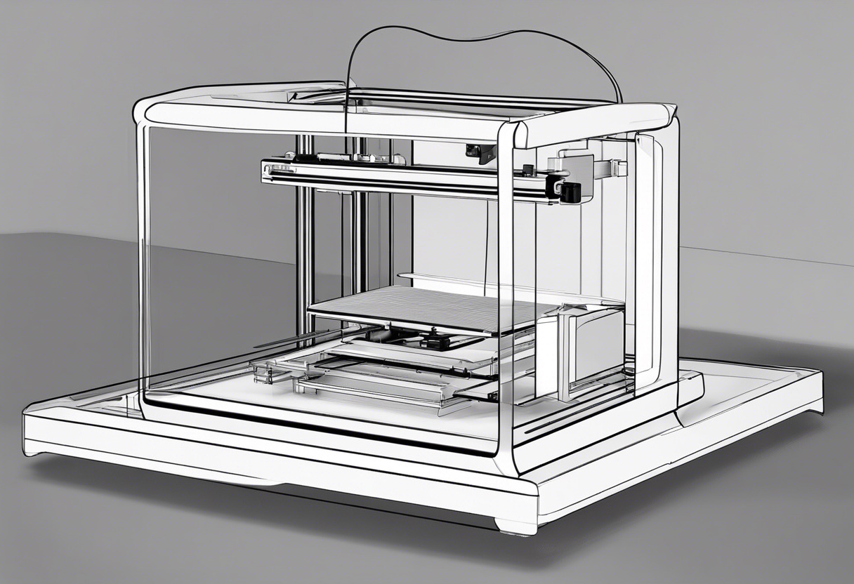 3D printer hobbyist designing a model on Shapr3D