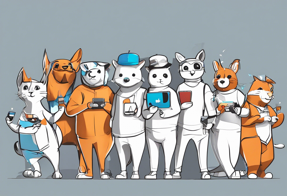 A group of enthusiastic social animals, engaged in both, VRChat & Roblox platforms.