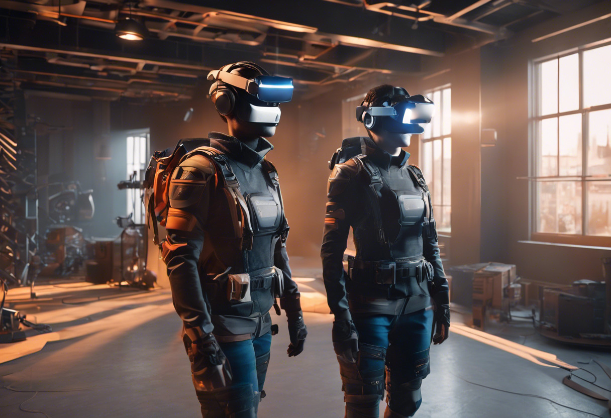 AR/VR specialist building an immersive reality experience using Unreal Engine