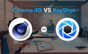 Cinema 4D and KeyShot compared