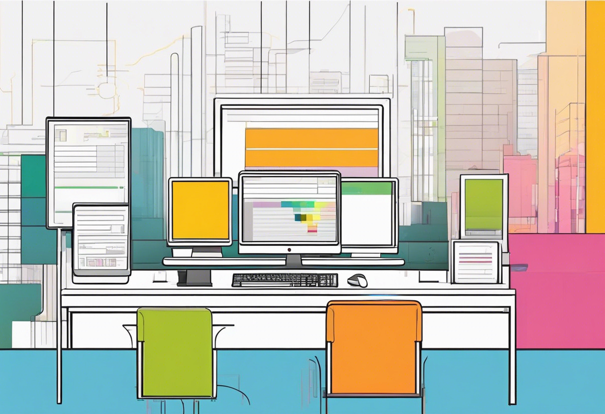 Colorful programming console output of the SDL framework in a modern workspace