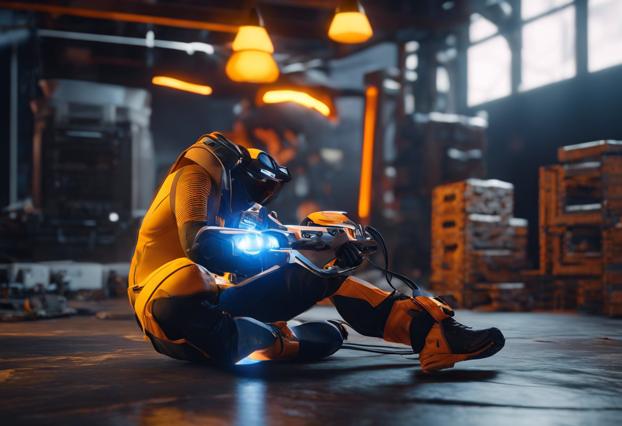 Game developer creating a stunning virtual reality game on Unreal Engine 5