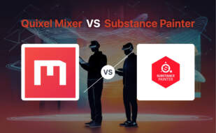Quixel Mixer vs Substance Painter comparison