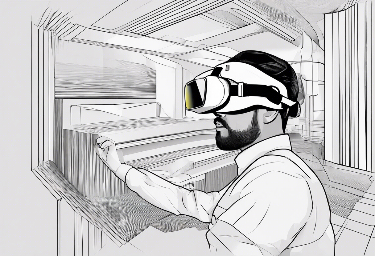 VR enthusiast exploring new worlds through the Oculus Rift headset