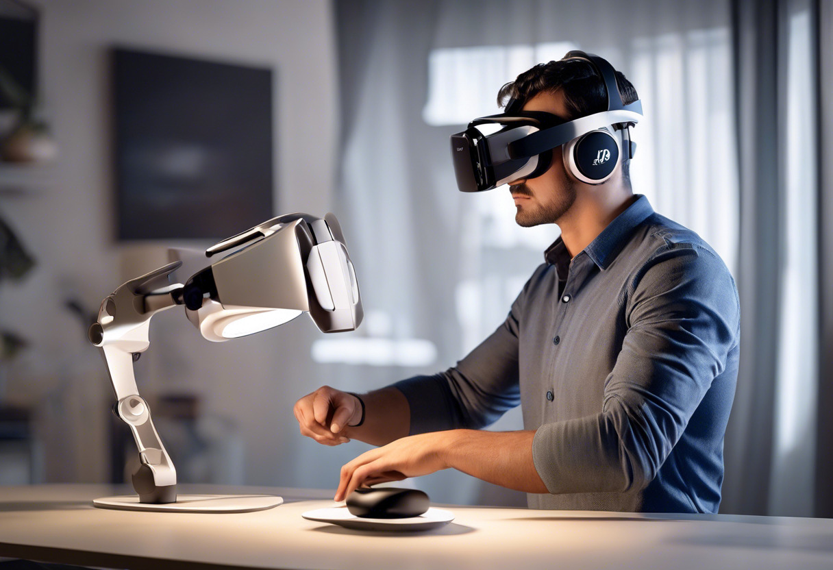 VR tech enthusiast analyzing a Pico 4 VR headset