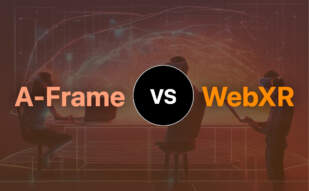 A-Frame vs WebXR comparison