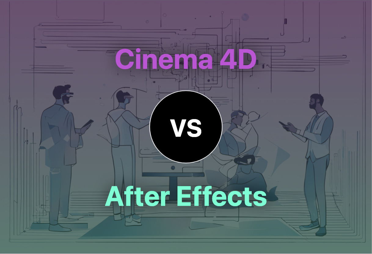Cinema 4D and After Effects compared