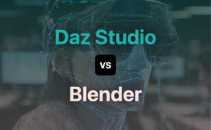 Daz Studio and Blender compared