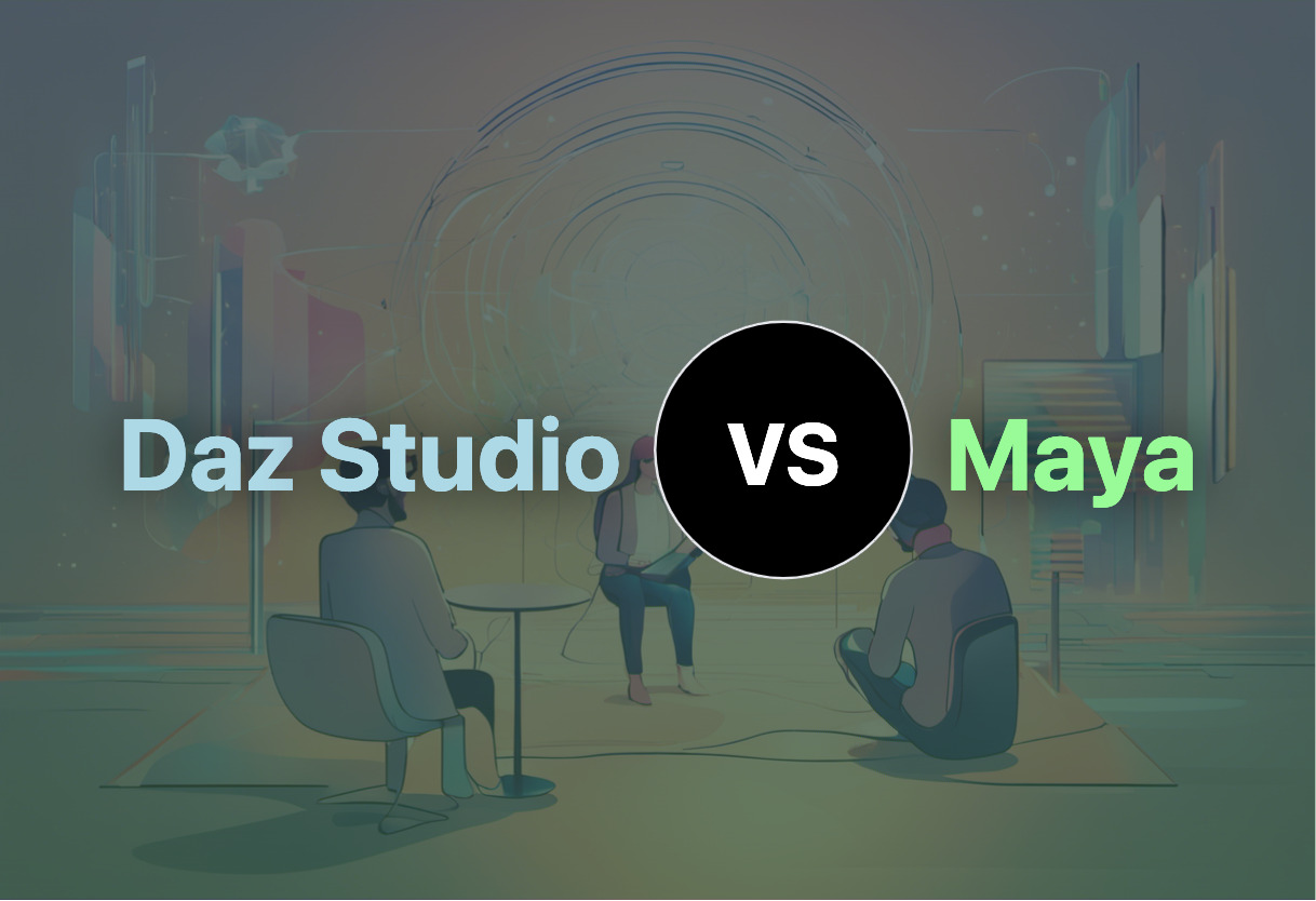 Daz Studio and Maya compared