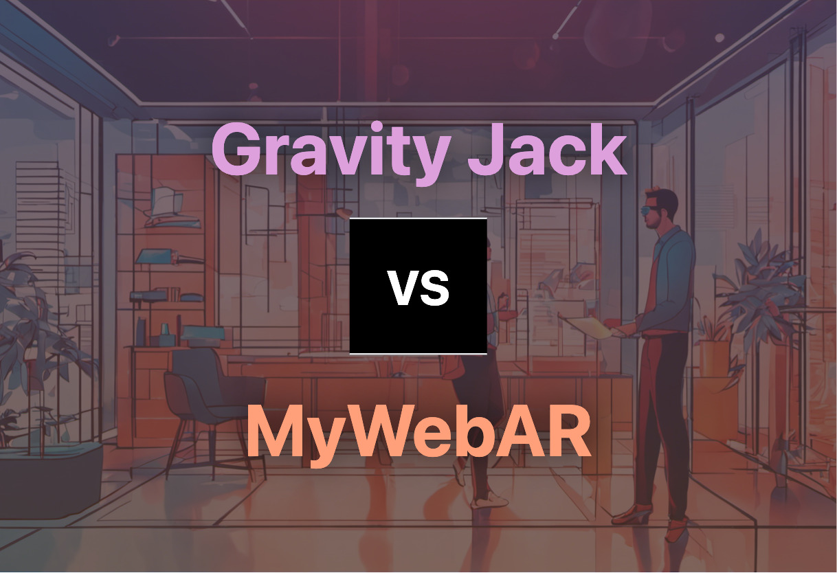 Differences of Gravity Jack and MyWebAR