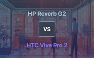 Differences of HP Reverb G2 and HTC Vive Pro 2