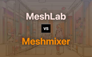 Differences of MeshLab and Meshmixer