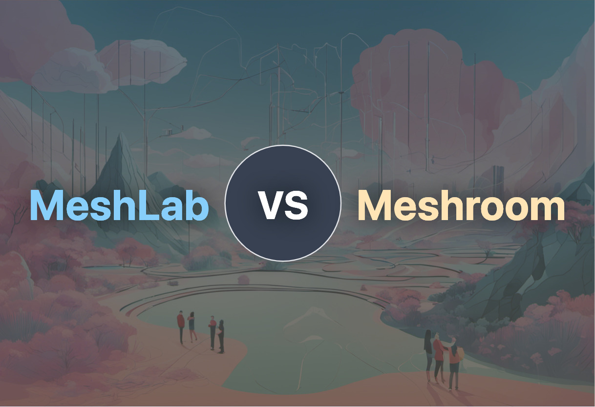 MeshLab vs Meshroom comparison