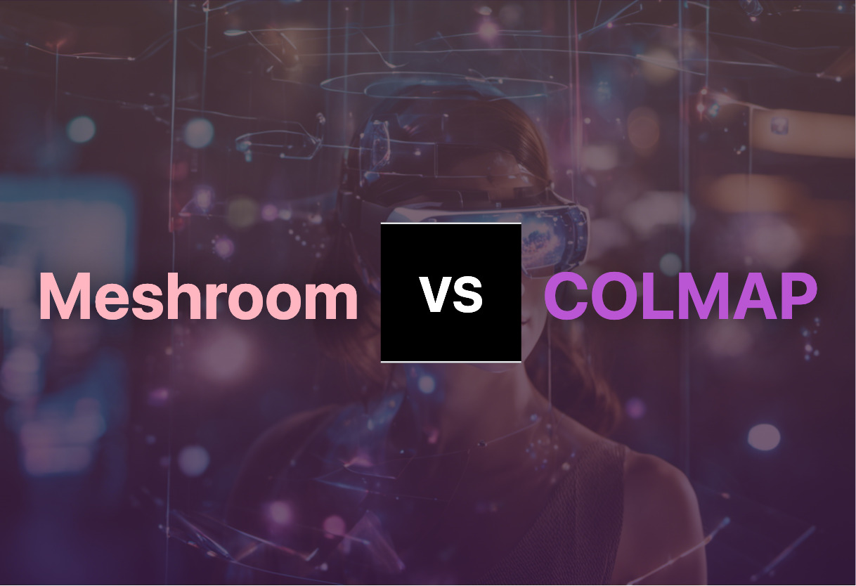 Meshroom vs COLMAP comparison