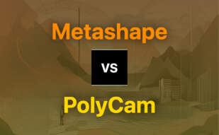 Metashape vs PolyCam comparison