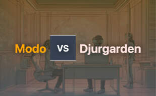 Comparison of Modo and Djurgarden