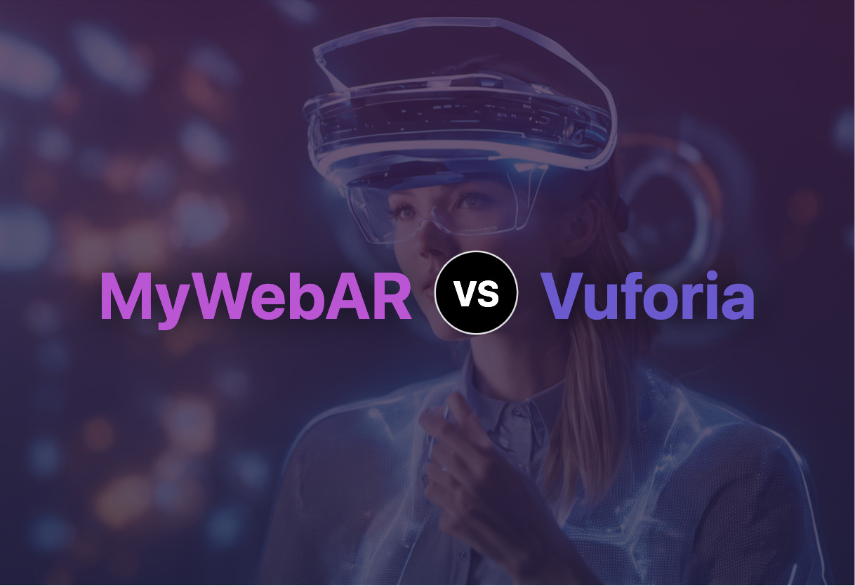 MyWebAR and Vuforia compared