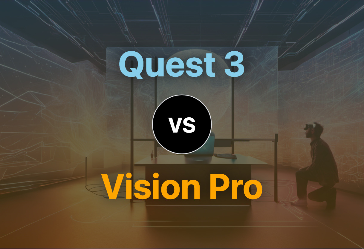 Quest 3 and Vision Pro compared