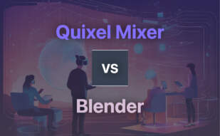 Comparing Quixel Mixer and Blender