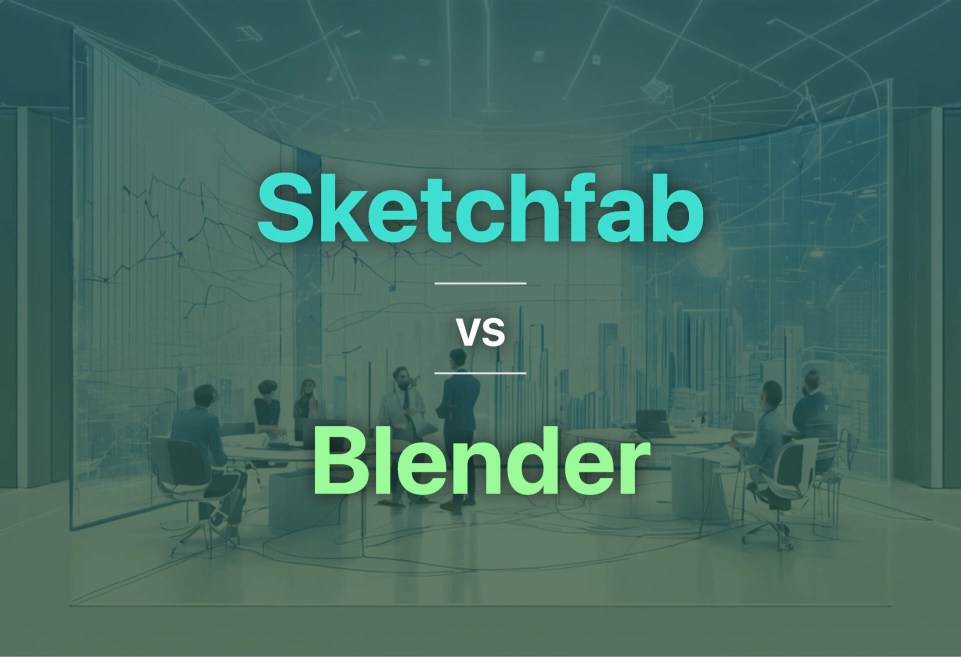 Sketchfab and Blender compared