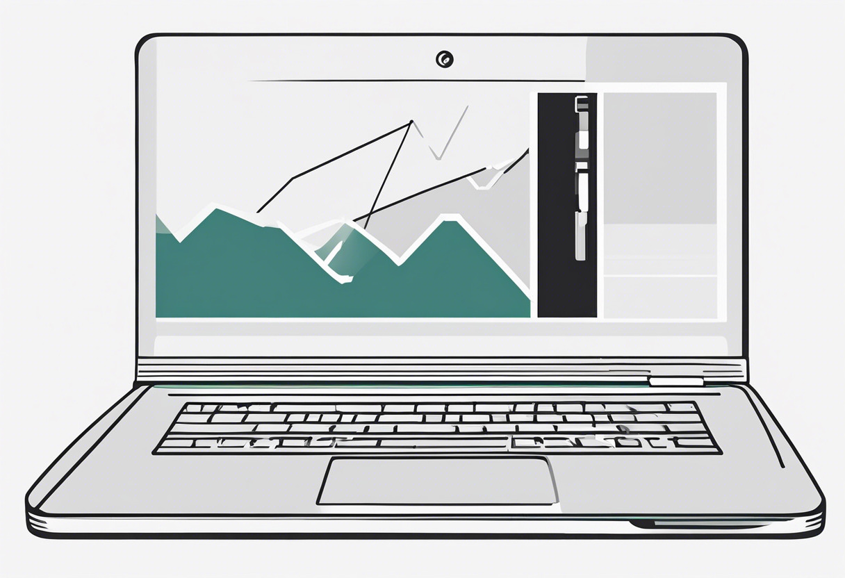 A budget-conscious programmer, coding on an economical but robust laptop