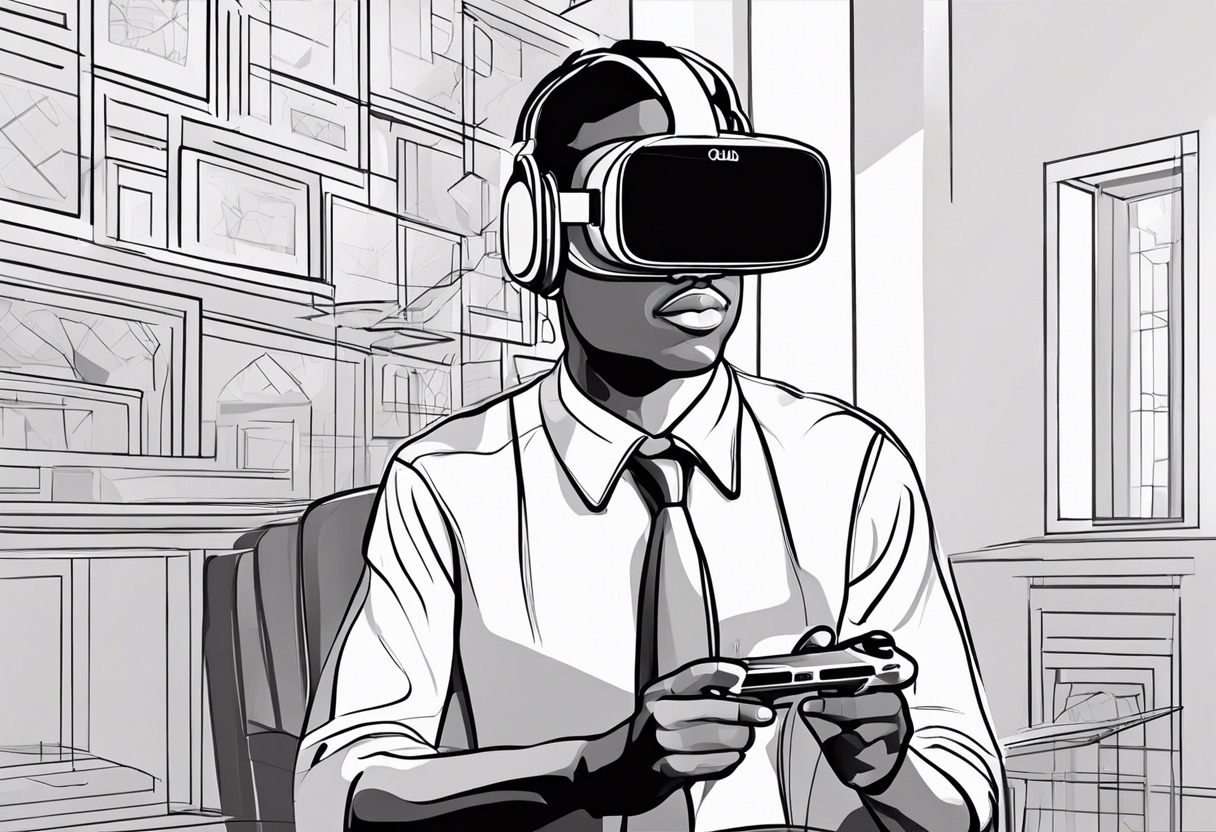 A budget-conscious VR enthusiast scrutinizing the affordable Oculus Rift headset