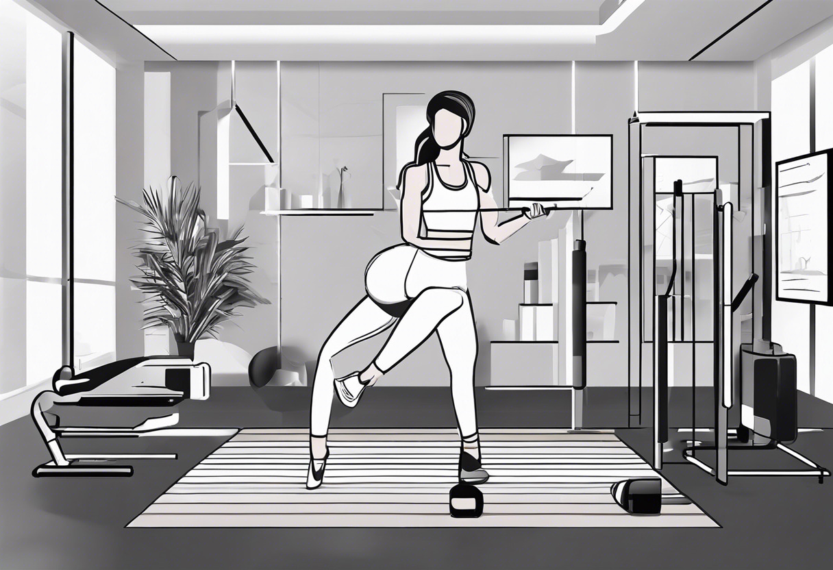 A fitness trainer creating on-demand courses on TalentLMS