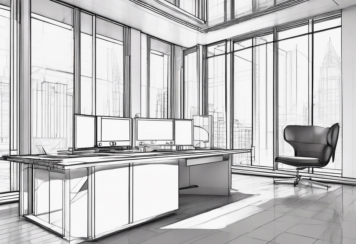 An architect utilizing AutoCAD for accurate 3D rendering