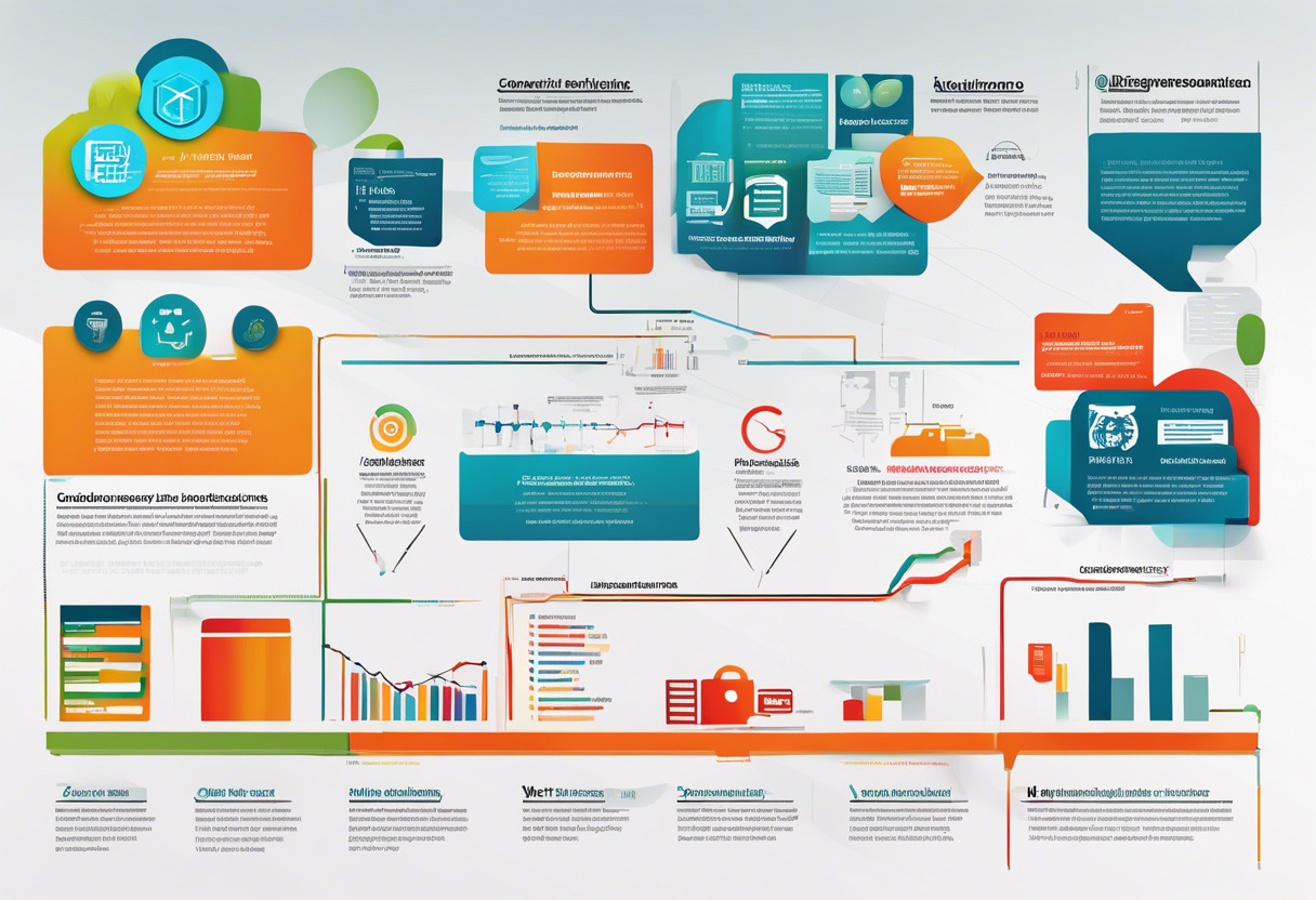 Colorful infographic displaying IBM Maximo's effectiveness and diverse applications