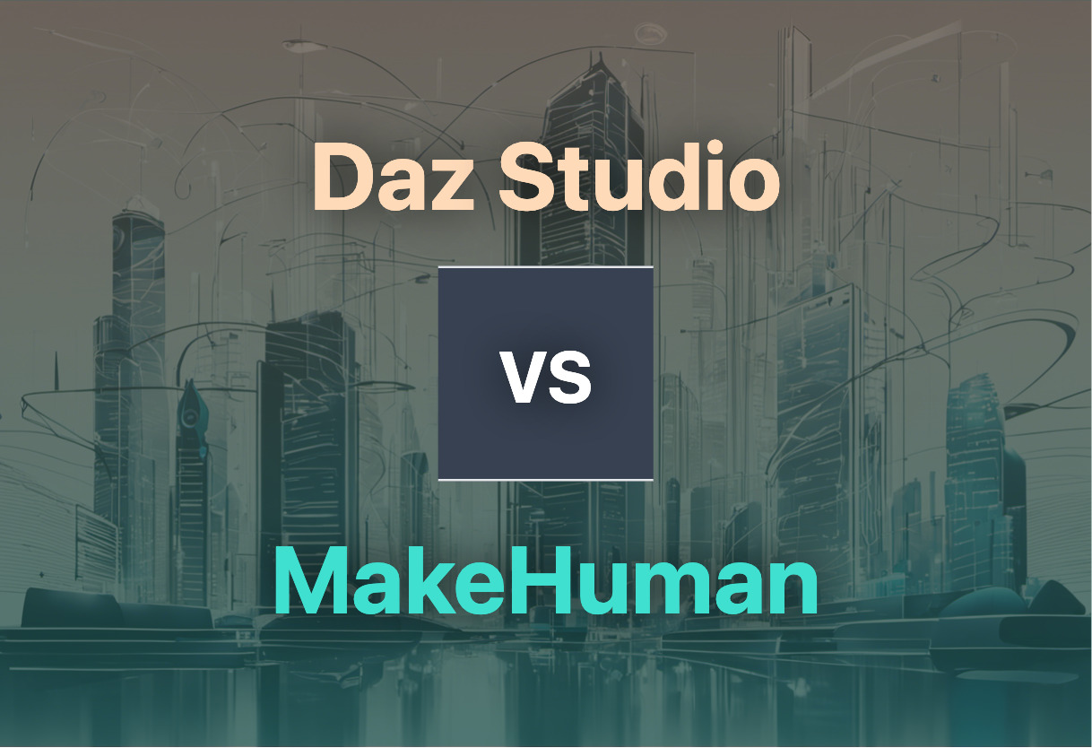 Differences of Daz Studio and MakeHuman