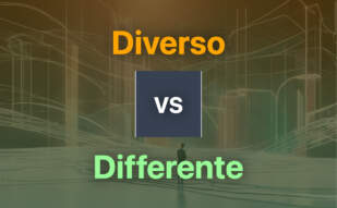 Comparison of Diverso and Differente