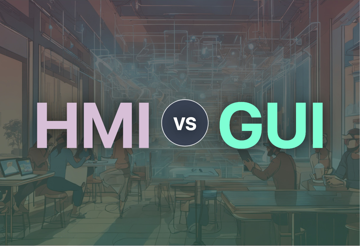 Differences of HMI and GUI