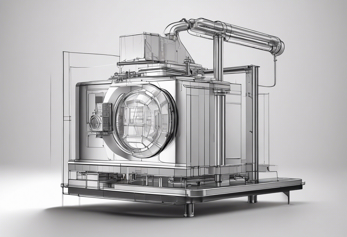 Industrial visualizer crafting a realistic 3D product model