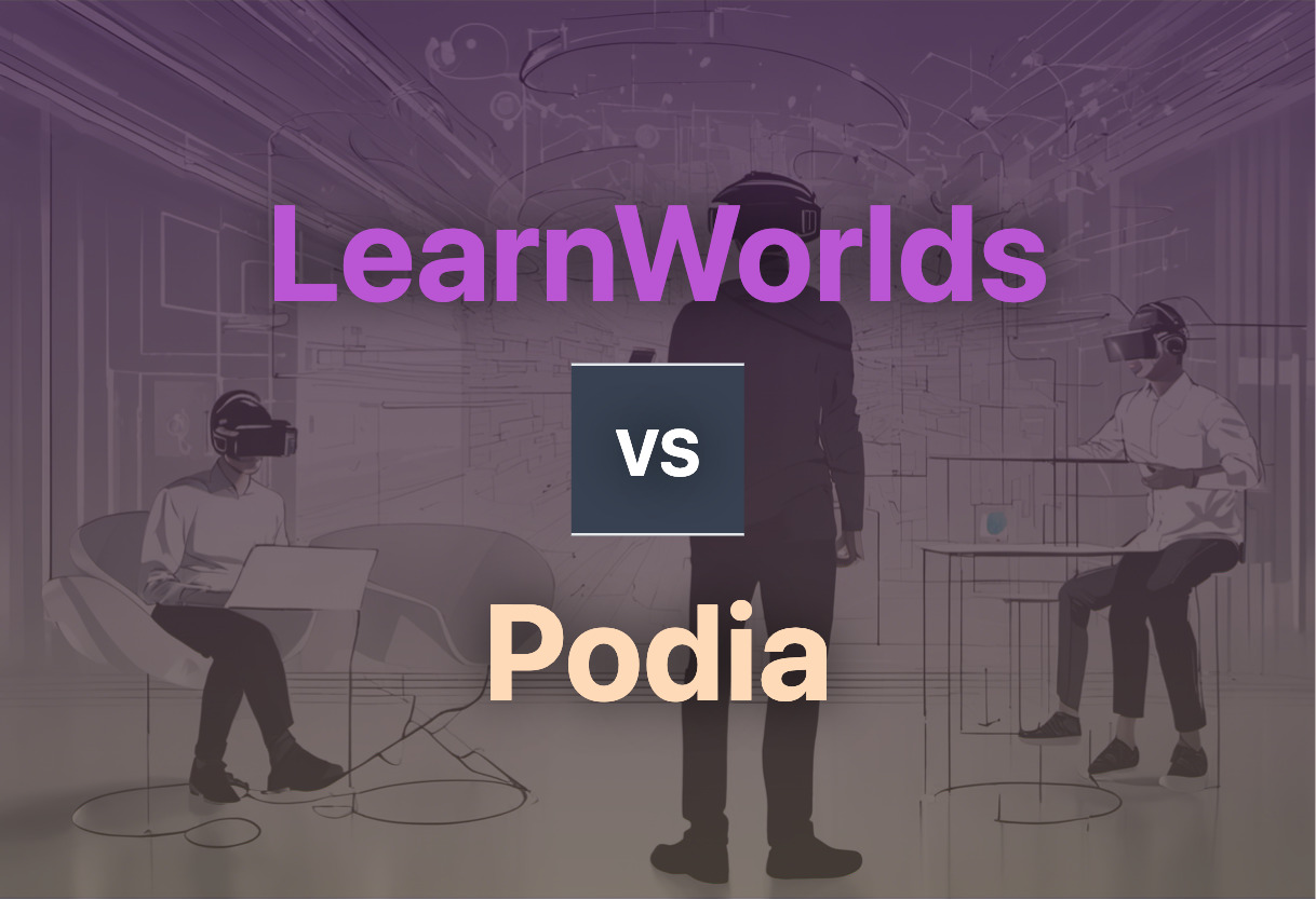 Comparison of LearnWorlds and Podia