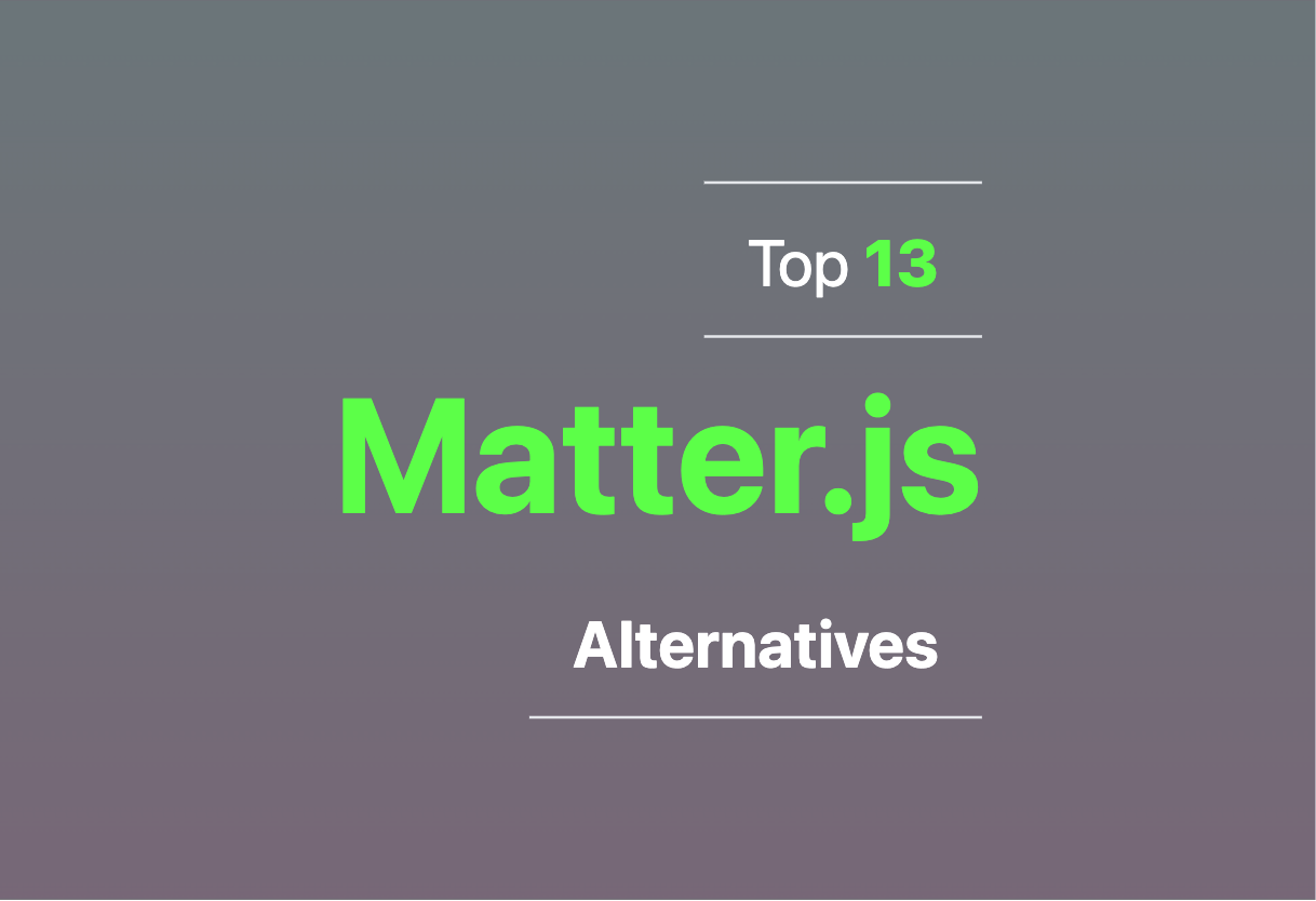 Matter.js alternatives 2024
