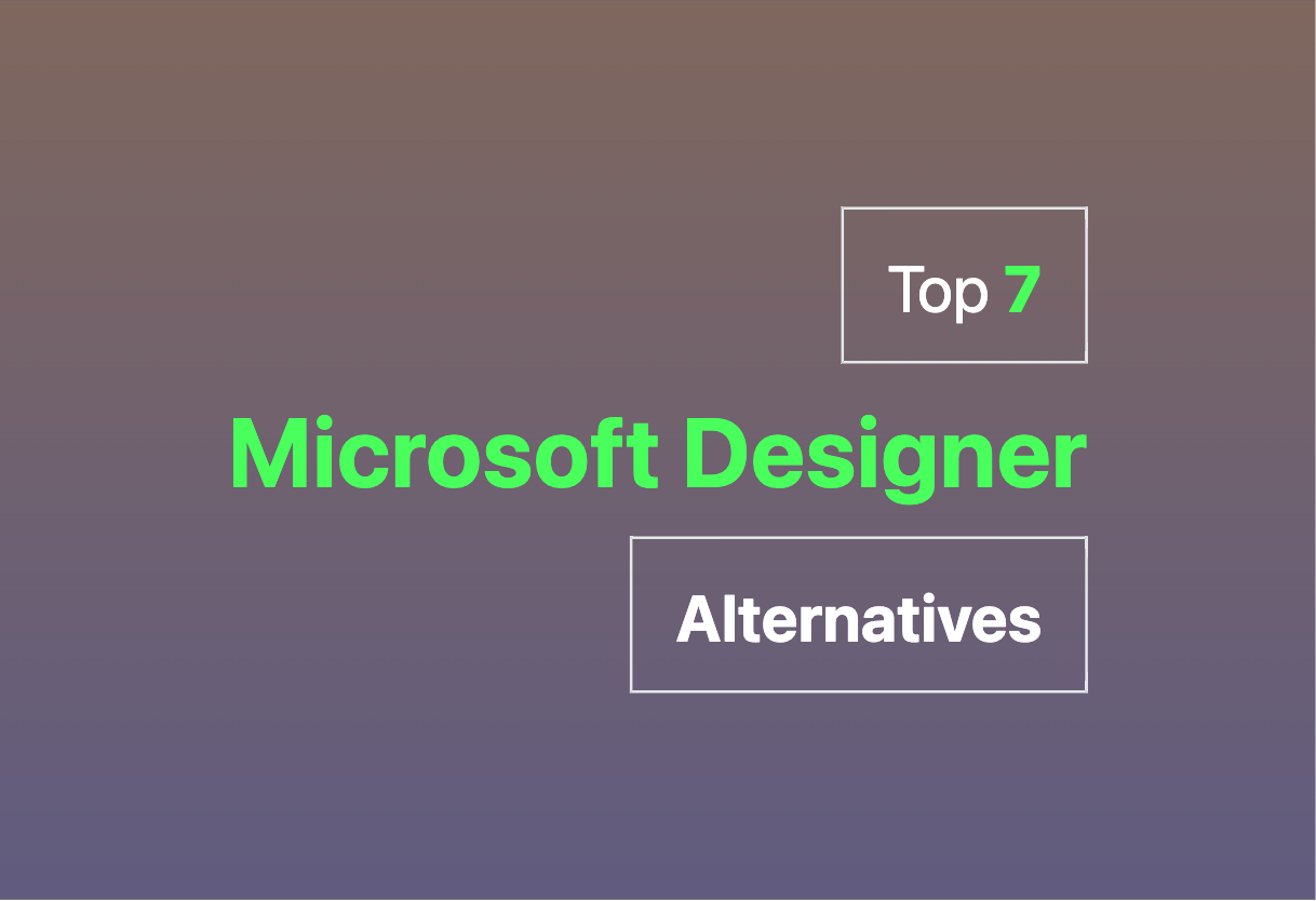 Alternatives to Microsoft Designer in 2024