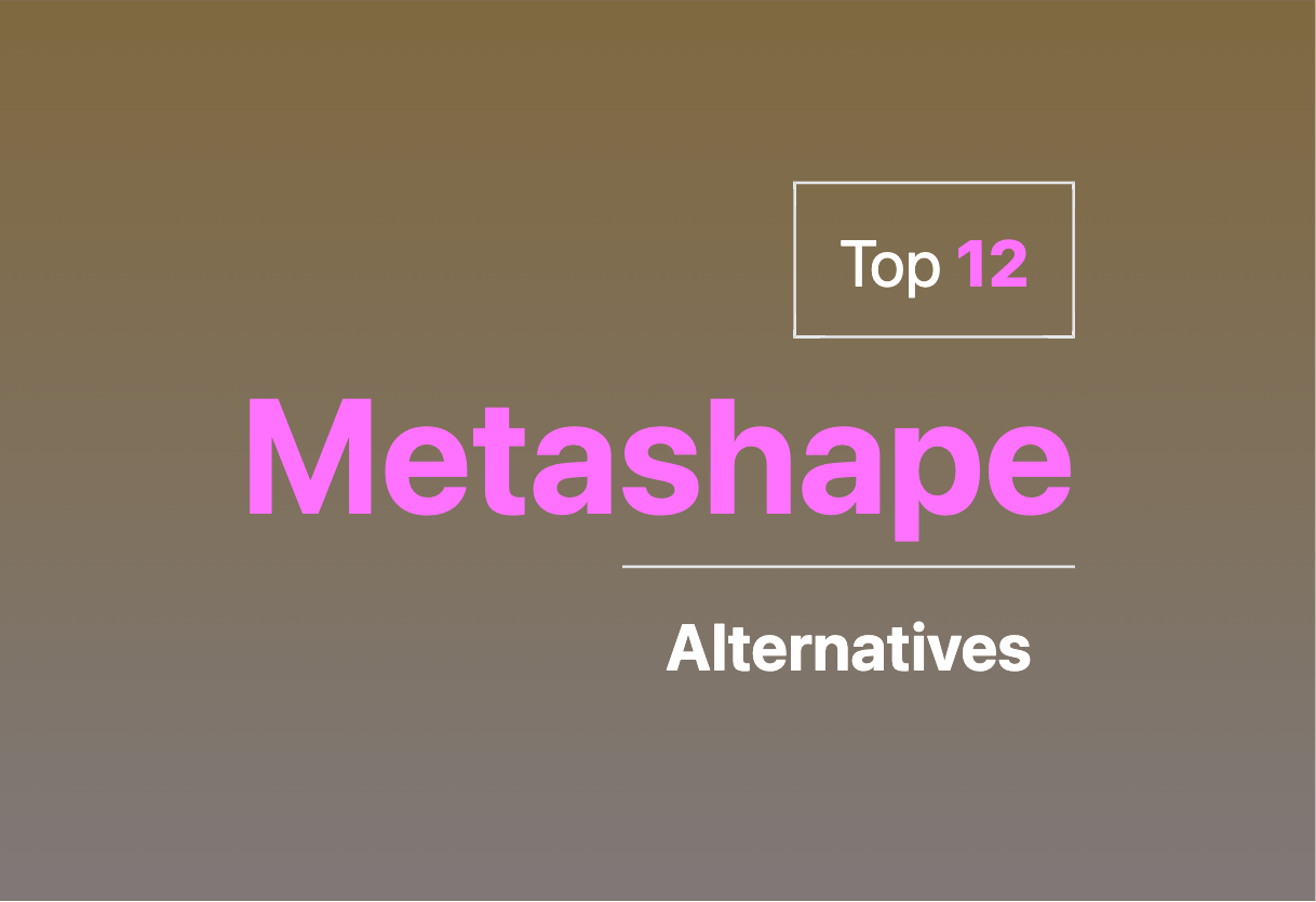 Metashape alternatives 2024